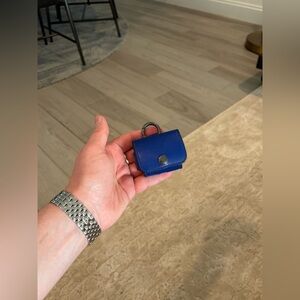 Apple AirPods 3 case, COACH blue leather